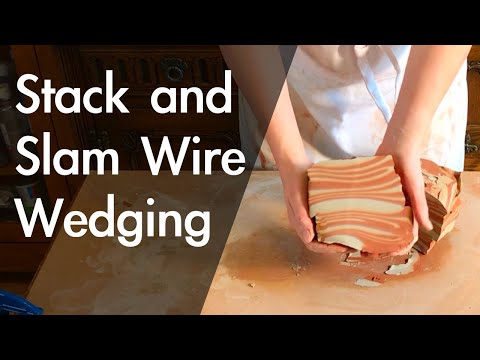 Stack and slam wire wedging