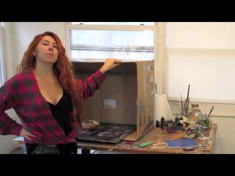 how to build a cheap spray booth airbrush painting secrets