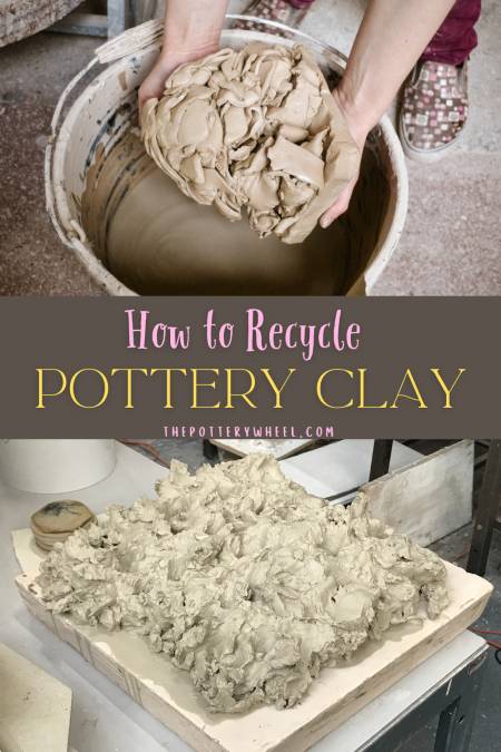 How to Recycle Pottery clay pin