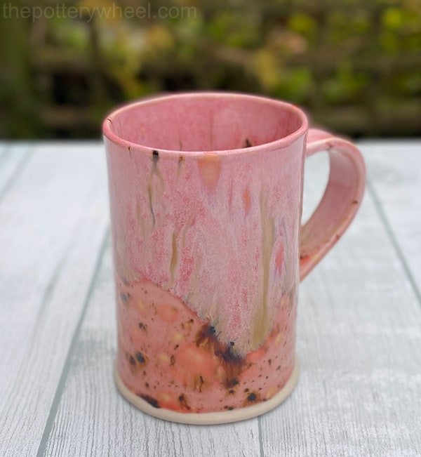 drippy glaze mug