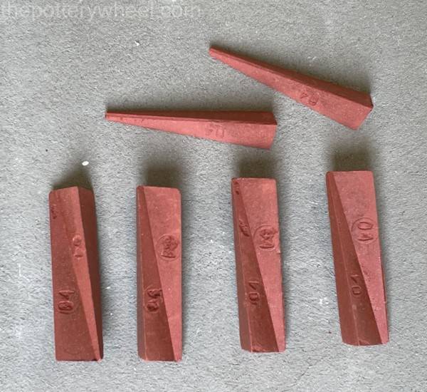 low fire pottery cones