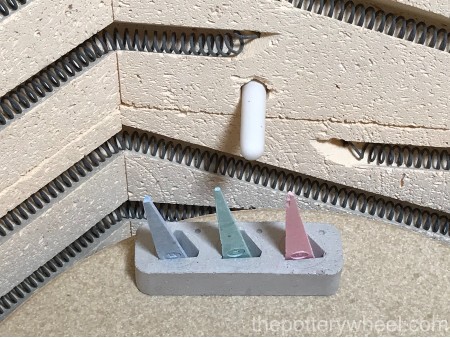 pottery cones before firing