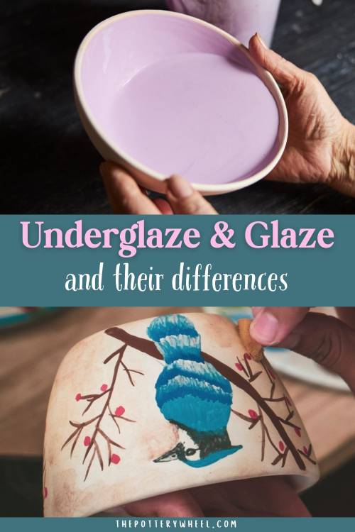 Underglaze Paint, Underglaze vs Glaze, Difference between glaze