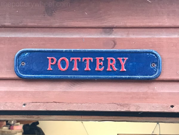 A potters shed sign
