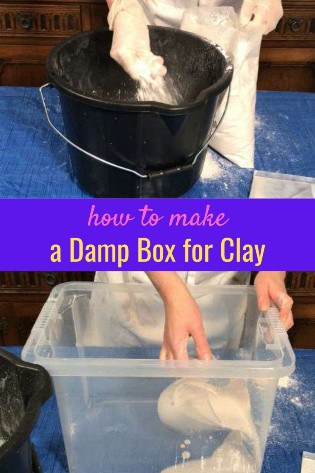 how to make a damp box for clay