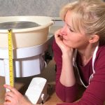 What height should a potters wheel be