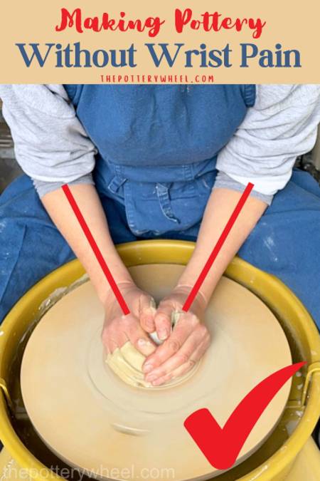 making pottery without wrist pain