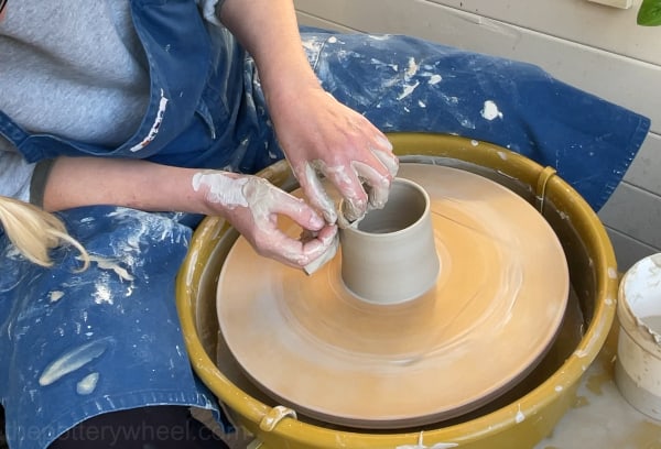 what height should my potters wheel be