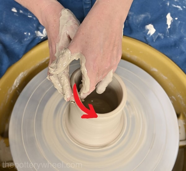 which direction should a pottery wheel turn