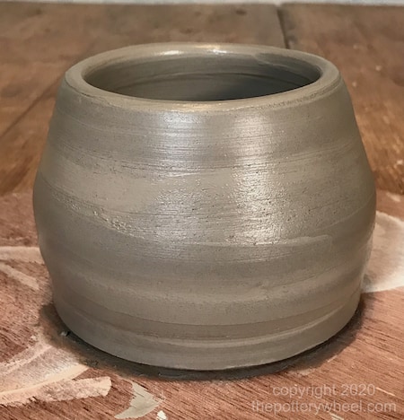 Air Dry clay on a potters wheel