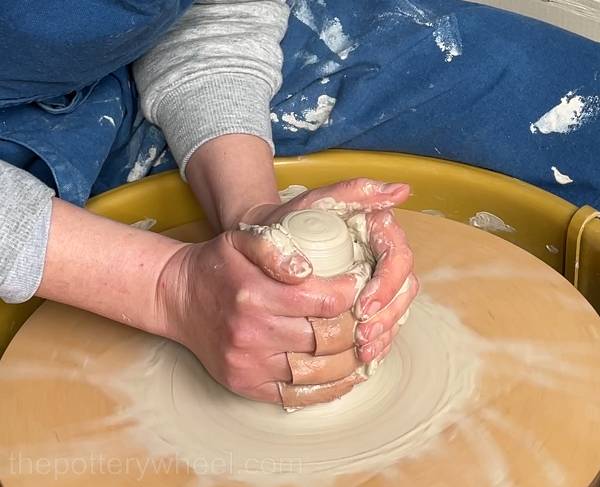 Centering the sculpd air dry clay