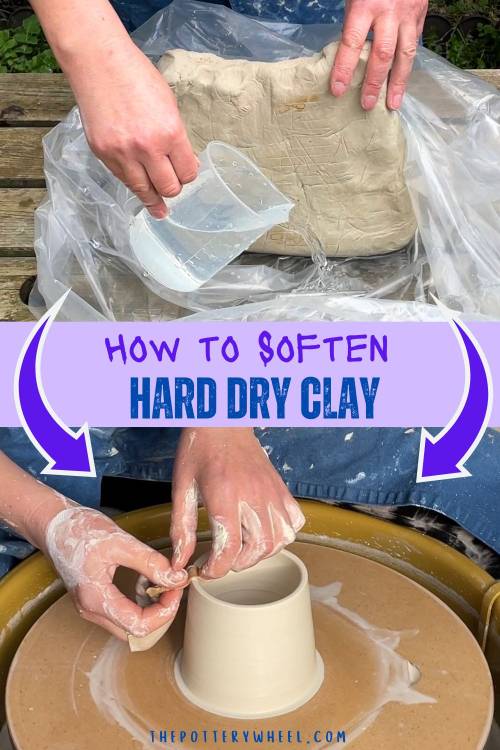 How to rehydrate pottery clay pin