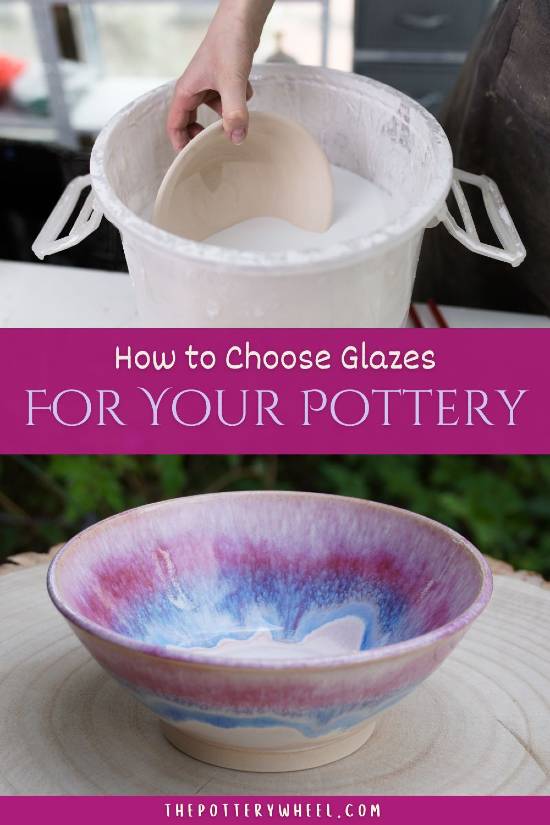 choosing pottery glaze pin