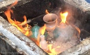 Native American pottery firing methods