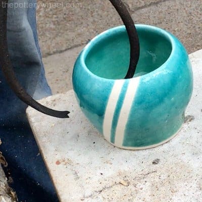 how to glaze raku pottery