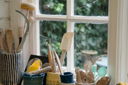 Pottery kiln at home