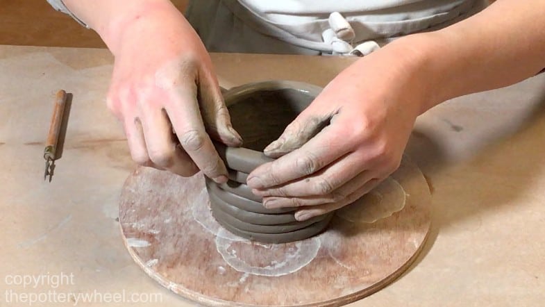 hand building pottery without a wheel