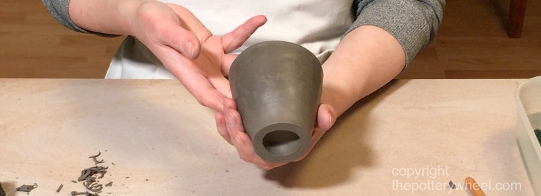 make clay bowl without wheel