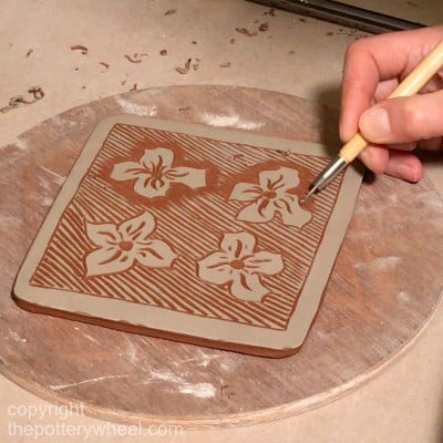 how to make sgraffito pottery with slip