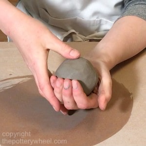 make clay bowl without wheel