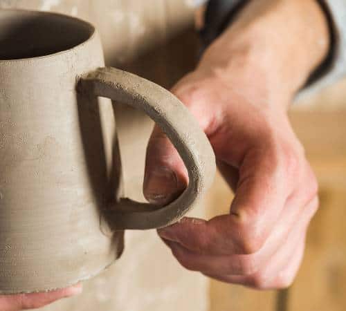 handles that crack when clay dries out