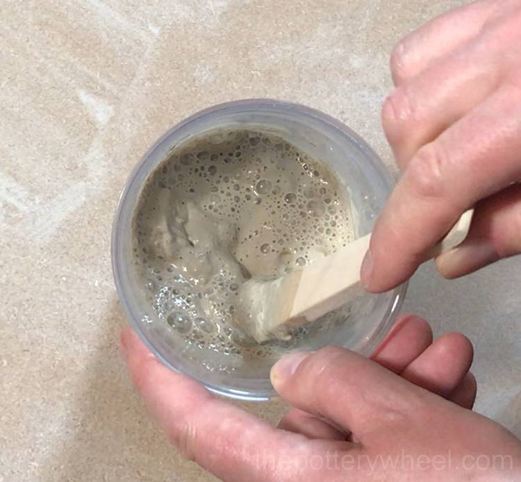 paper clay slip to fix handles that crack on mugs
