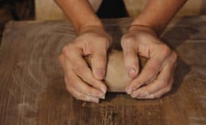 pottery wedging surface
