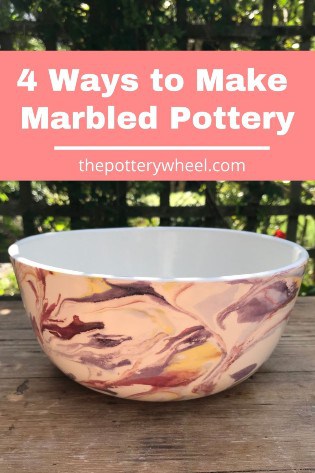 Ways to Make marbled pottery