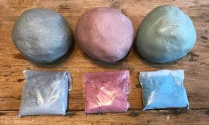 how to make colored clay
