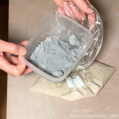 how to make colored clay with mason stains