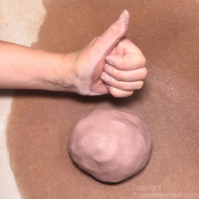 how to make colored clay with stains