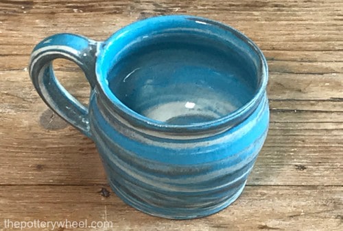 how to make marbled pottery