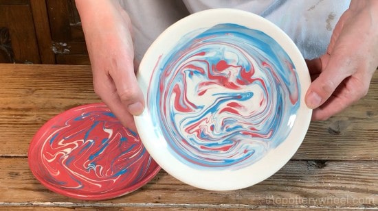 how to make marbled pottery