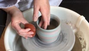 how to make marbled pottery
