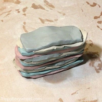 how to marble pottery