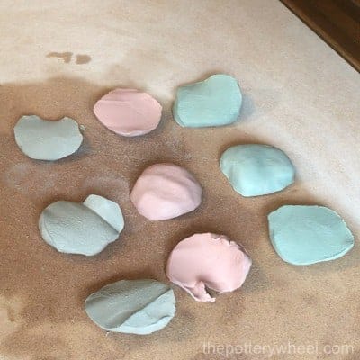 make marbled pottery