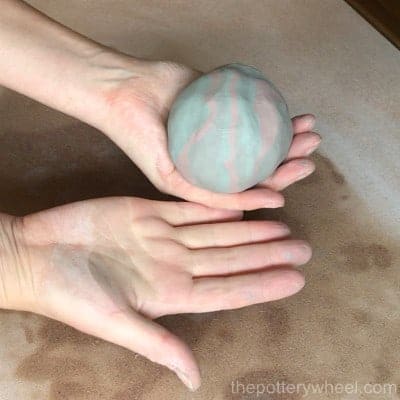 how to marble pottery