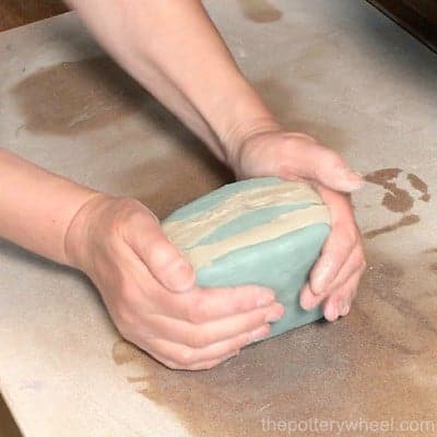 how to make marbled pottery