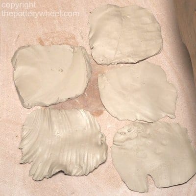 using stains to make colored clay