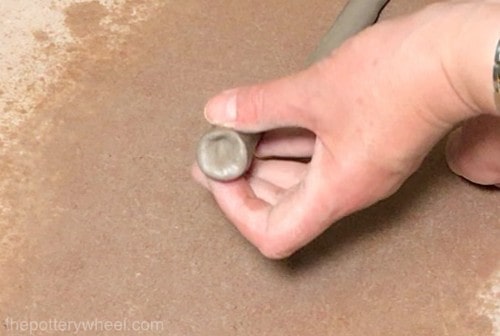 how to roll a coil of clay