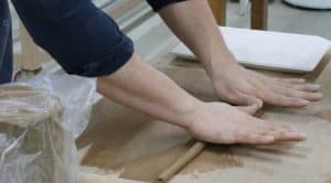 make a clay coil