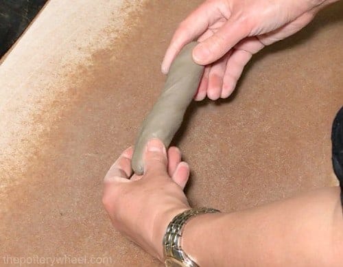 roll a clay coil