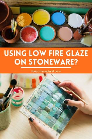 can you use low fire glaze on high fire clay