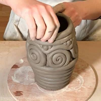 coil vase large