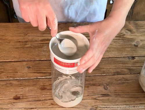 how to make slip for clay