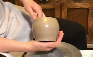 burnishing clay