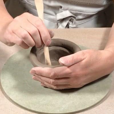 template for smooth coil pots
