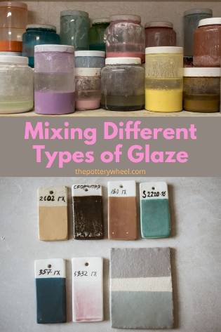 mix different types of glaze