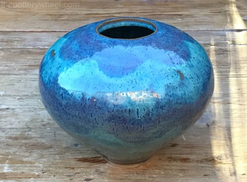 Penguin Pottery - Specialty Series - Floating Blue - Mid Fire Glaze, High Fire Glaze, Cone 5-6 for Mid Fire Clay, High Fire Clay - Ceramic Glaze