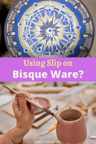 using slip on bisque